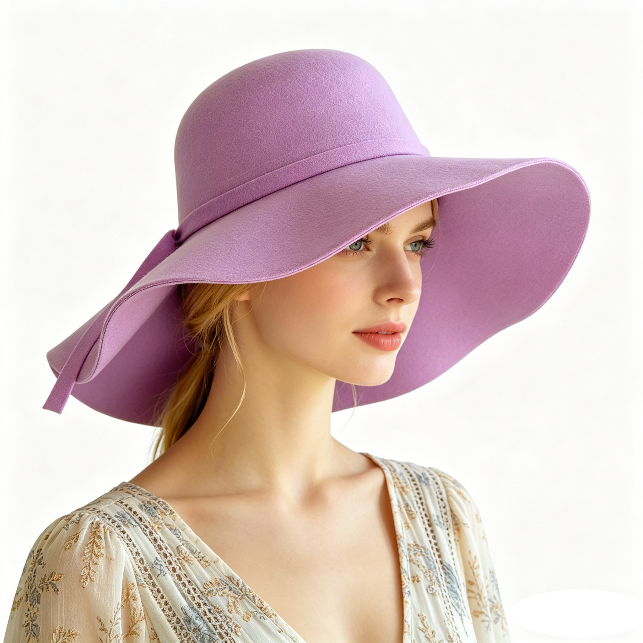 Women Fedora Hat Vintage Lady  – Hat Floppy Wide recenzja i cena