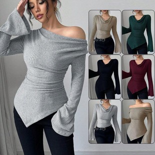 Women's Blouse Longsleeve Soli – Blouse Off Shoulder recenzja i cena