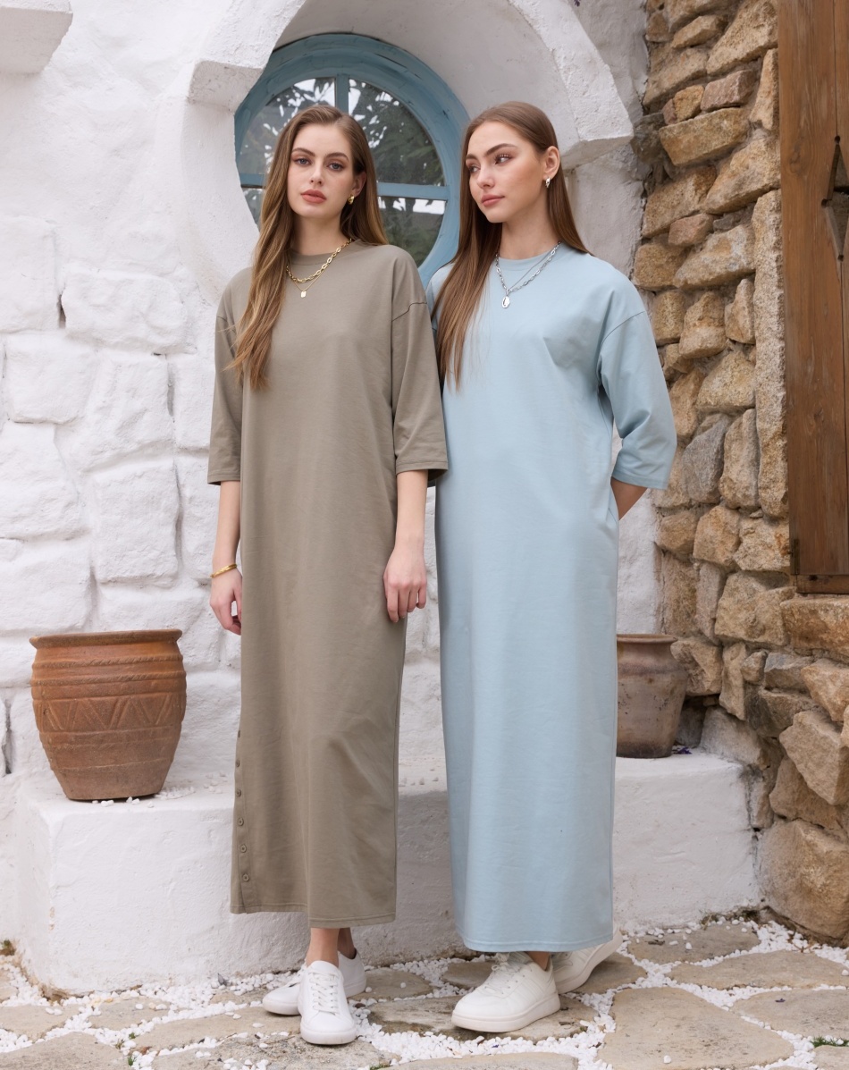 AS SS26 oversize loose T-shirt – Linen Dress Wrap recenzja i cena