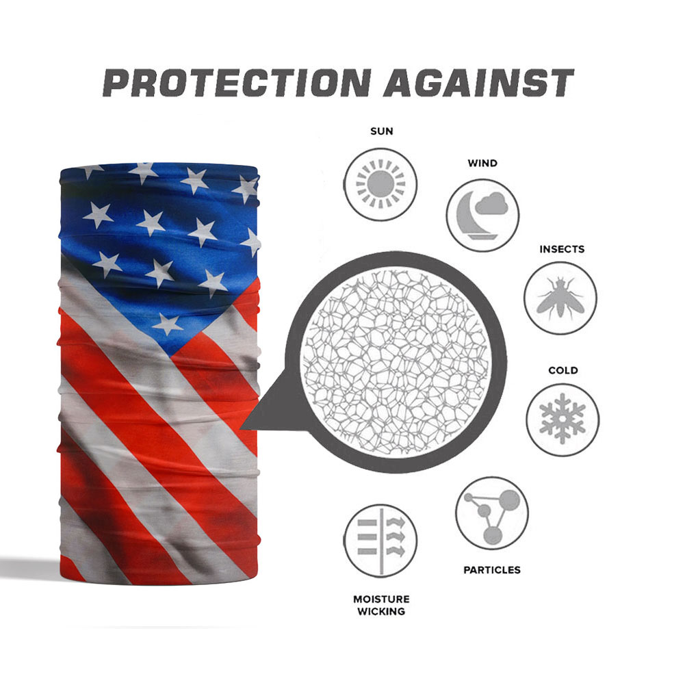 USA Flag Pattern Sun Protectiv – Headband Summer Knit recenzja i cena