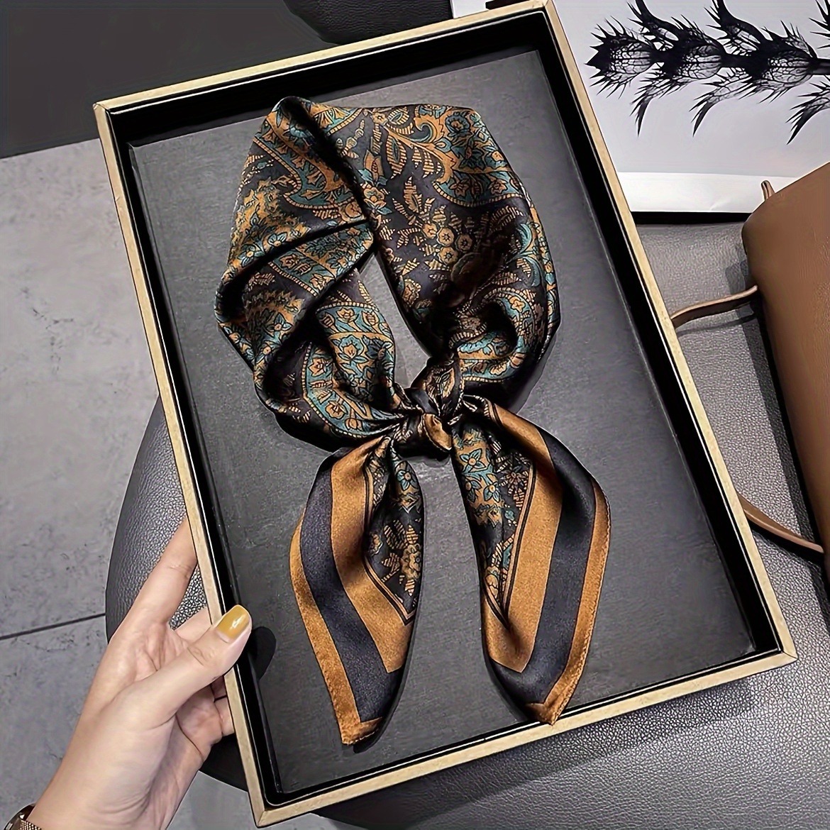 Fashionable Imitation Silk Sca – Headband Summer Knit recenzja i cena