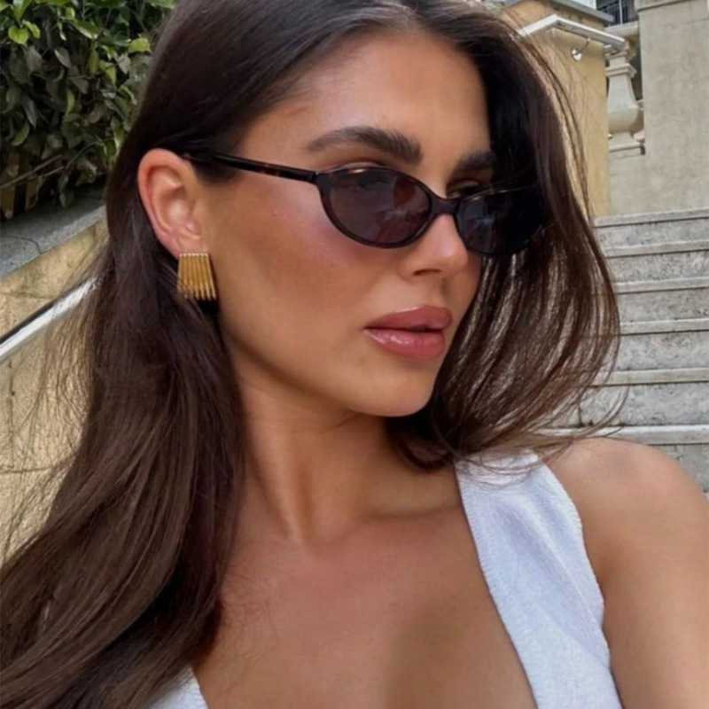 Retro Oval Frame Sunglasses Fa – Sunglasses Cat Eye recenzja i cena