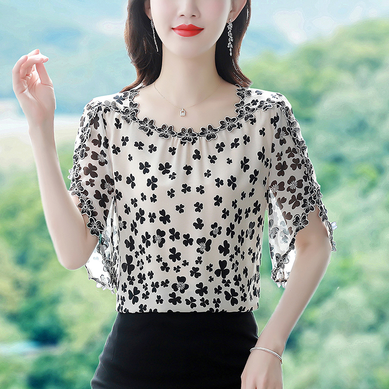 M-4XL Flying Sleeve Embroidere – Romper Floral Print recenzja i cena