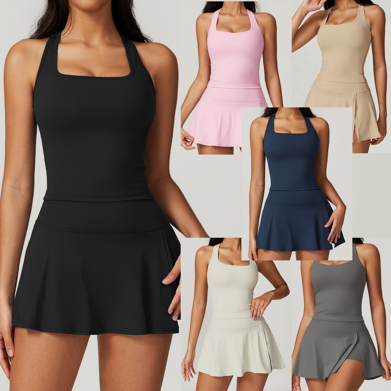 2 Piece Tennis Dresses for Wom – Crop Top Crochet recenzja i cena