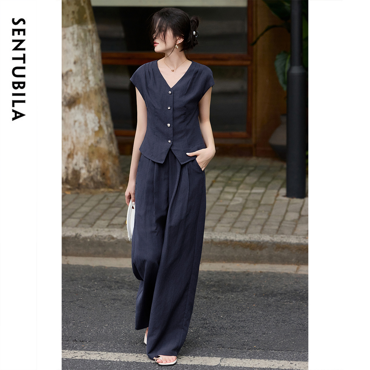 SENTUBILA Summer Linen Pant Se – Linen Pant Wide recenzja i cena