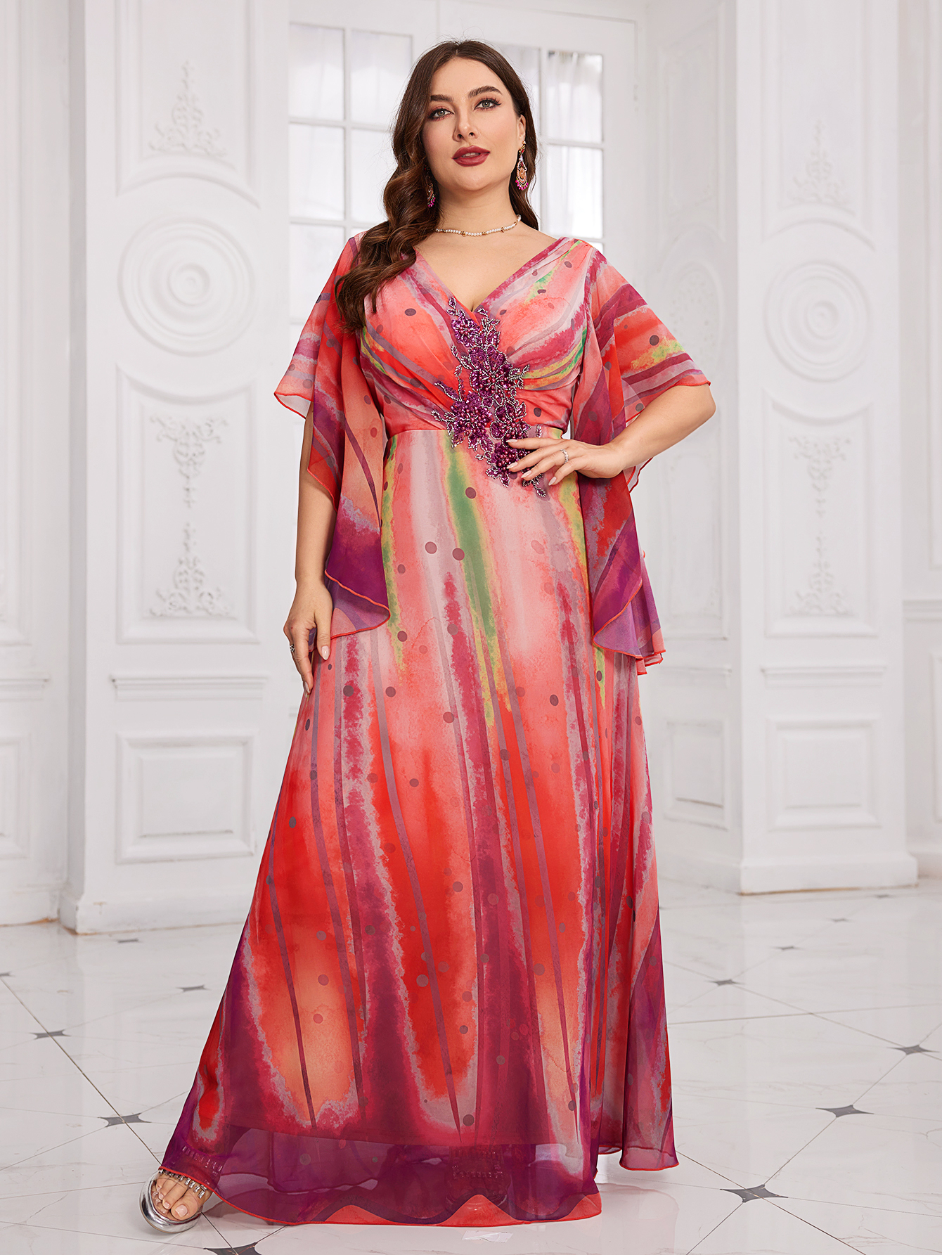 UNITHORSE Plus Size Random Cut – Romper Floral Print recenzja i cena