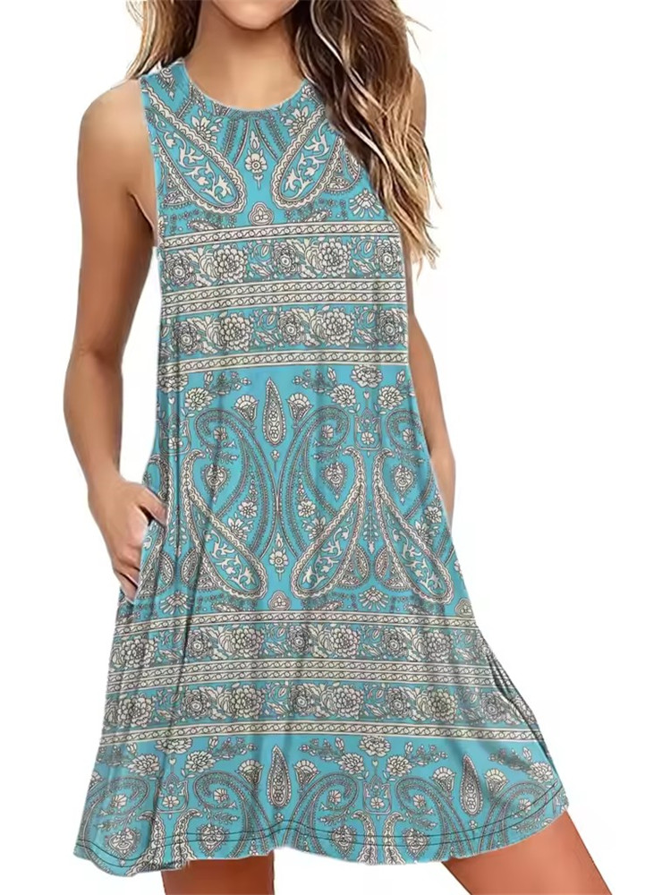 9XL Plus Size Sundress Loose F – Romper Floral Print recenzja i cena