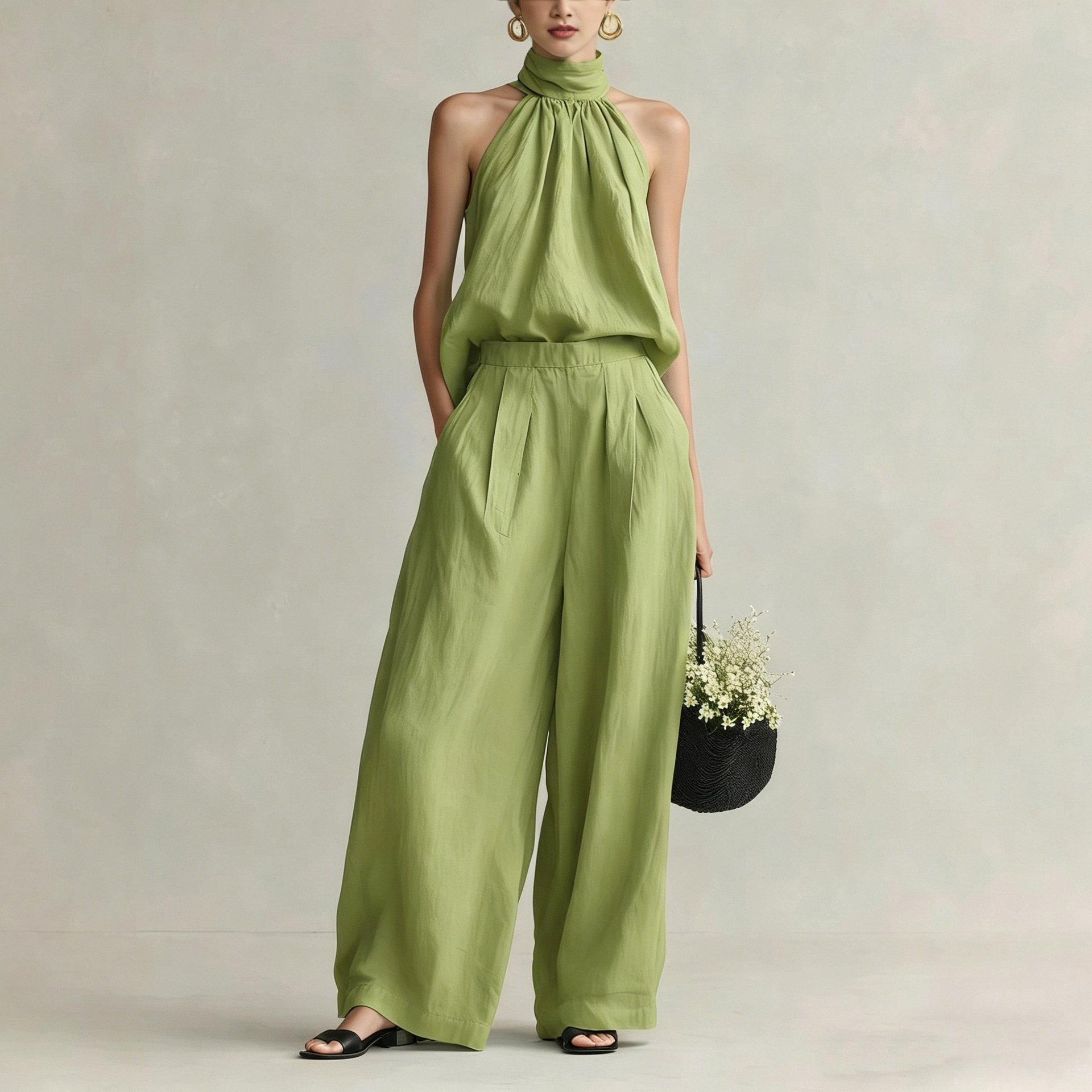 Women's 2026 Summer New Style  – Linen Pant Wide recenzja i cena