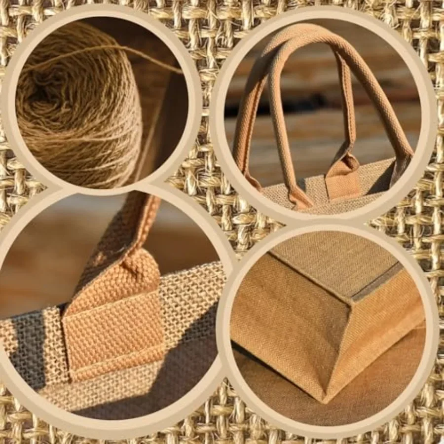 15 Pack Burlap Tote Bags 12x12 – Tote Bag Beach recenzja i cena