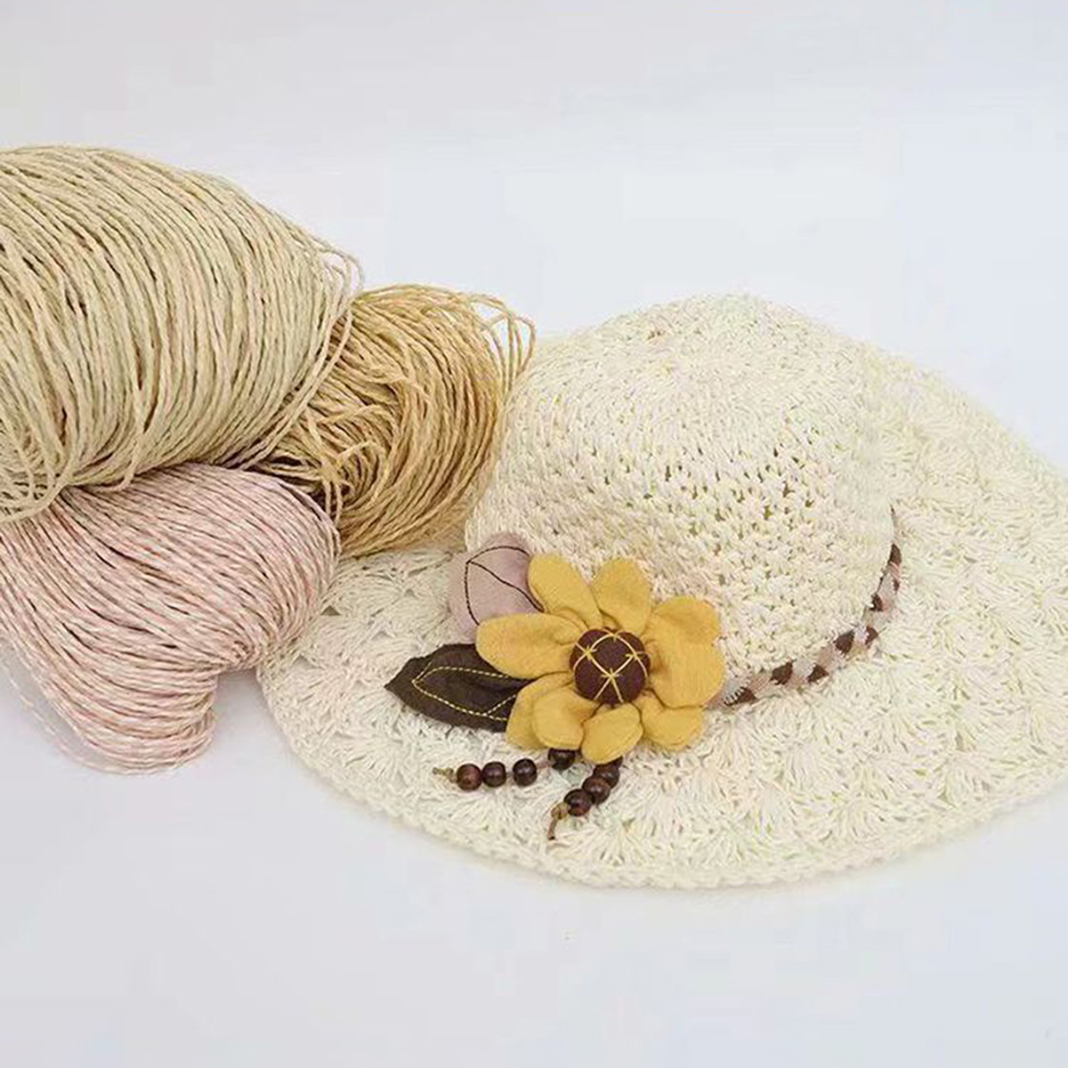 100g Raffia Straw Yarn Handmad – Crochet Bag Raffia recenzja i cena