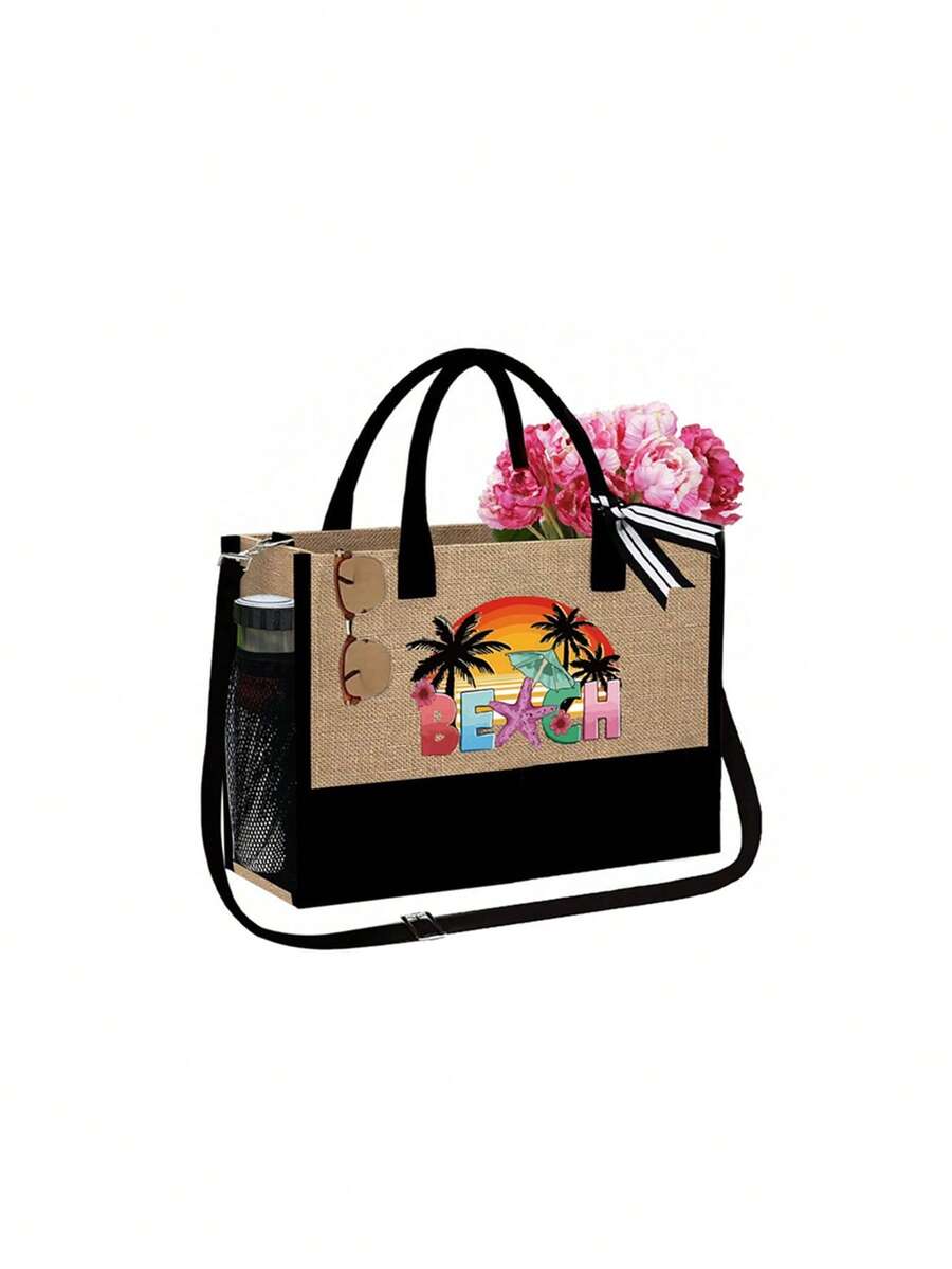 Beach Tote Bag Set With Sun Vi – Tote Bag Beach recenzja i cena