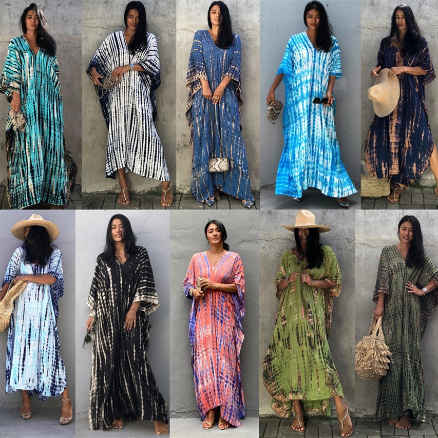 Plus Size Women Beachwear Long – Cover Up Kaftan recenzja i cena