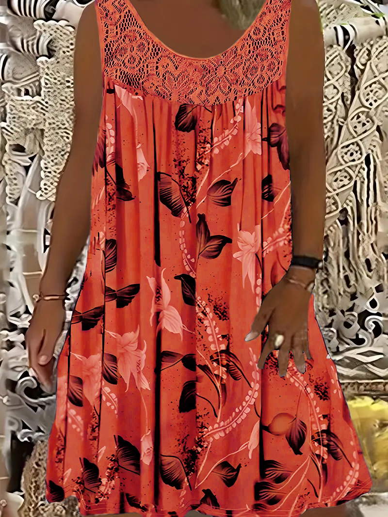 Plus size women's sleeveless r – Romper Floral Print recenzja i cena