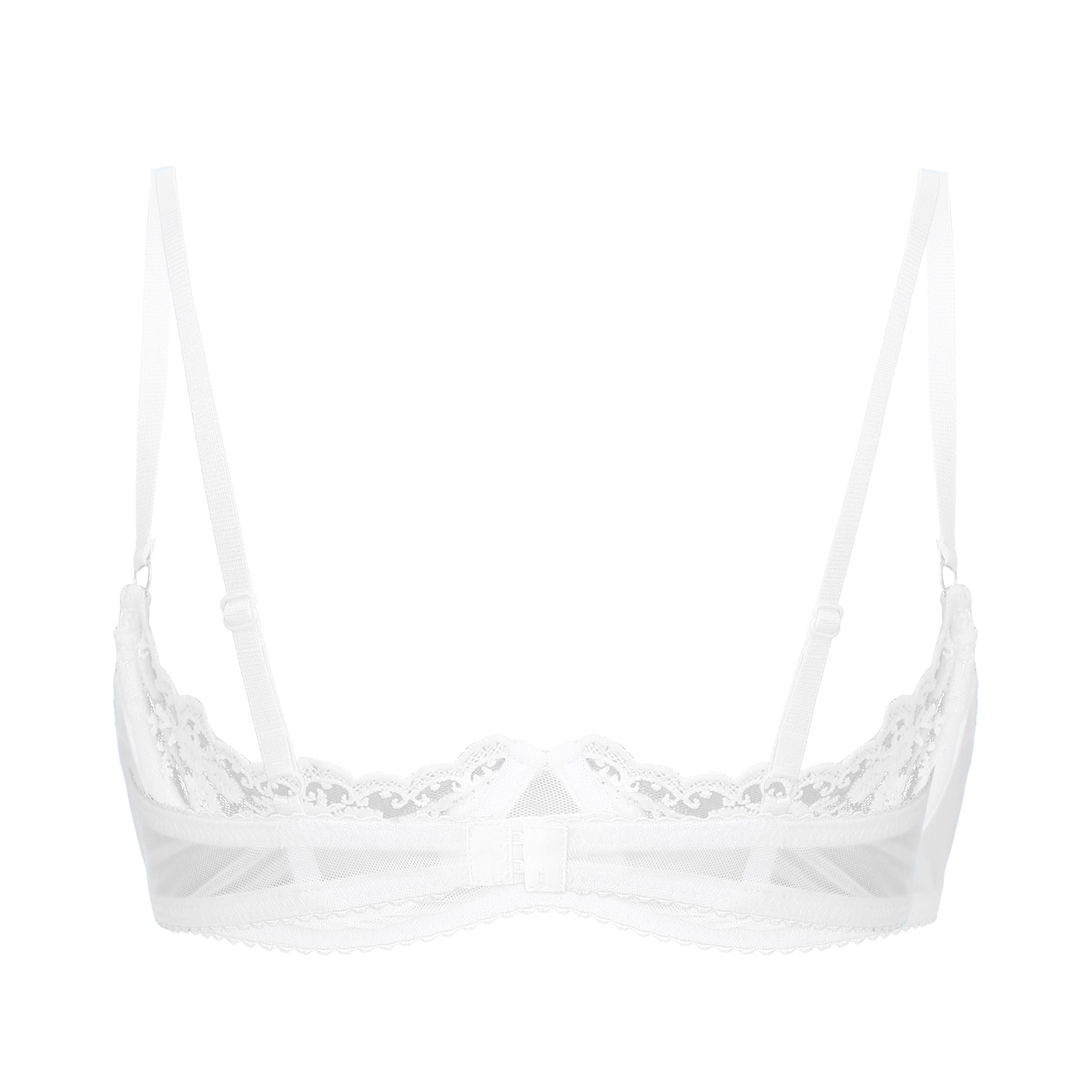 Women's Floral Lace Quarter Cu – Bralette Triangle Set recenzja i cena