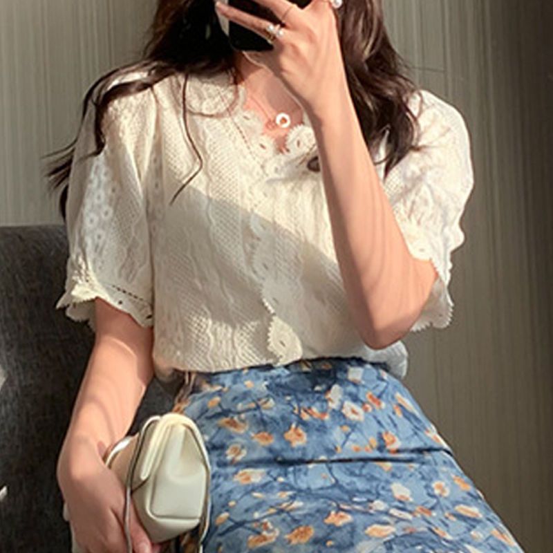 Women's Summer Two-Piece Set L – Midi Skirt Floral recenzja i cena