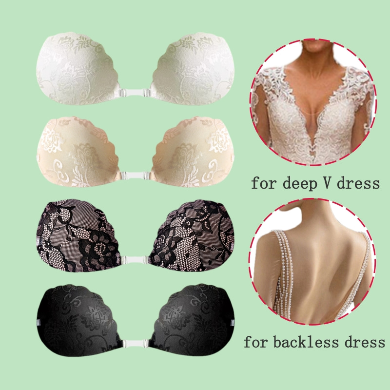 Lace Invisible Bra Backless St – Bralette Triangle Set recenzja i cena