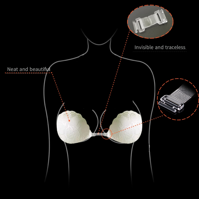 Lace Invisible Bra Backless St – Bralette Triangle Set recenzja i cena