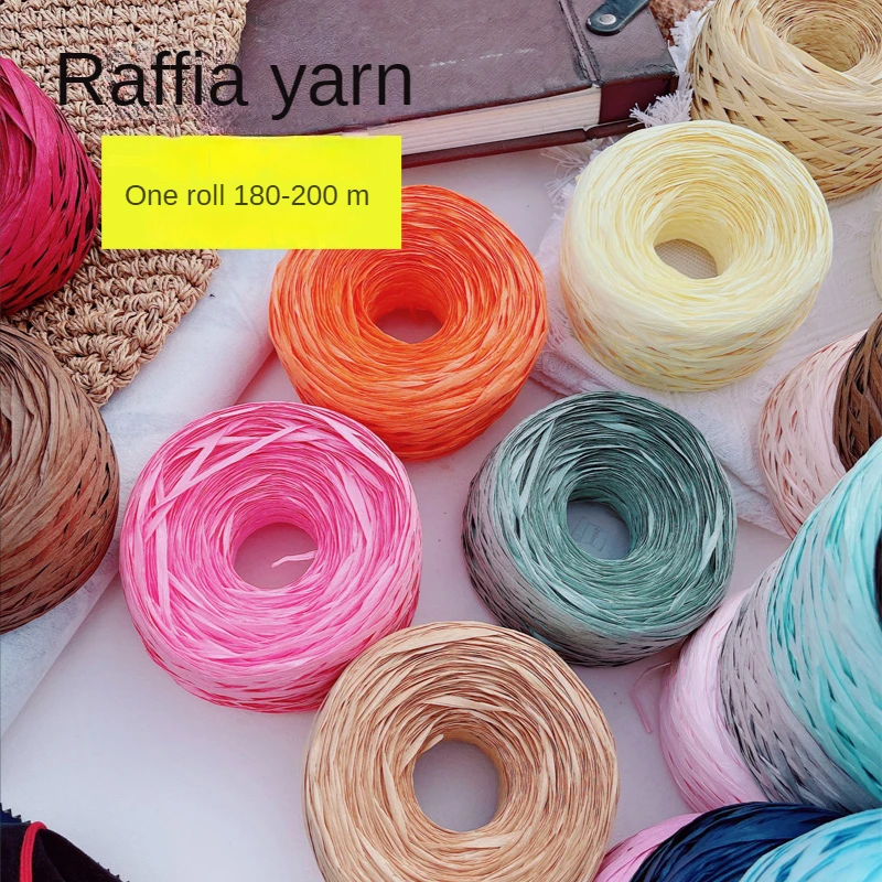 180m raffia Yarn paper Grass f – Crochet Bag Raffia recenzja i cena