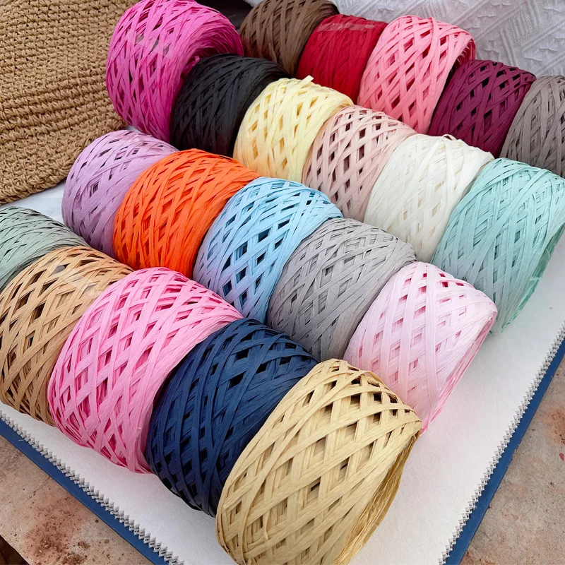 180m raffia Yarn paper Grass f – Crochet Bag Raffia recenzja i cena