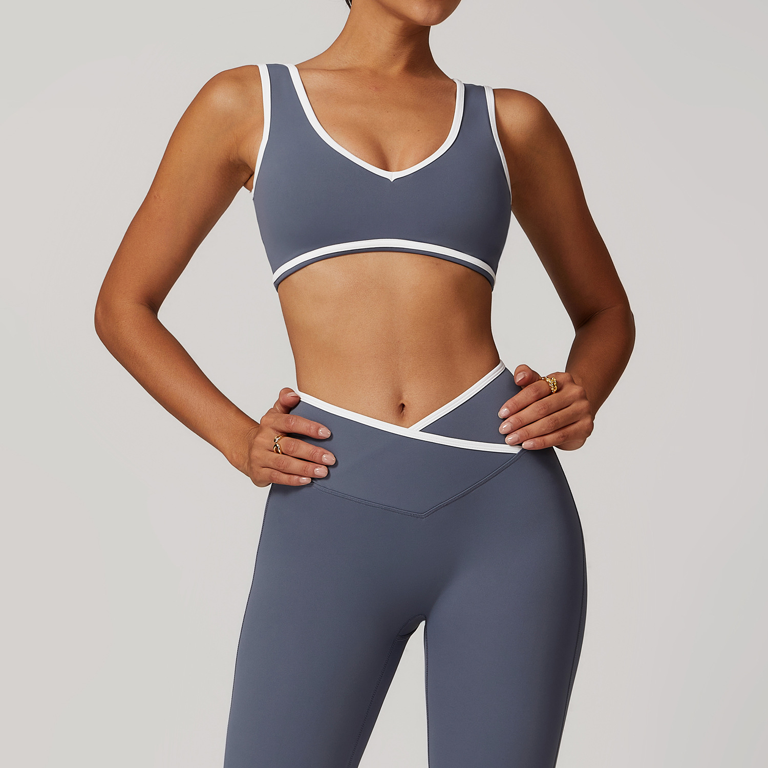 V-Neck Sports Bra Women Top Pu – Crop Top Crochet recenzja i cena