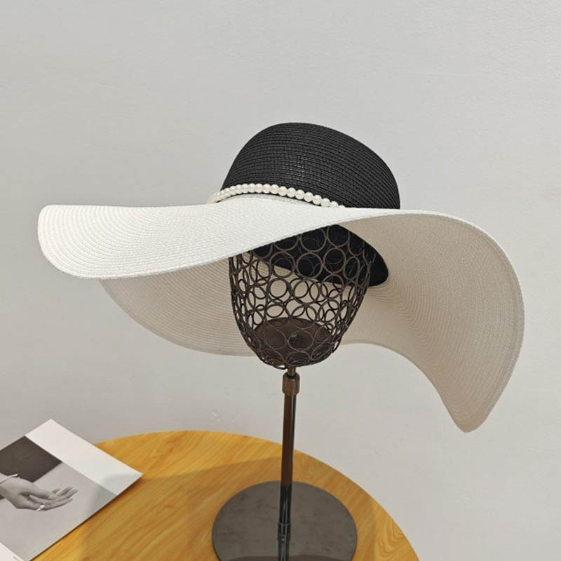 Two Tones Wide Brim Summer Hat – Hat Floppy Wide recenzja i cena
