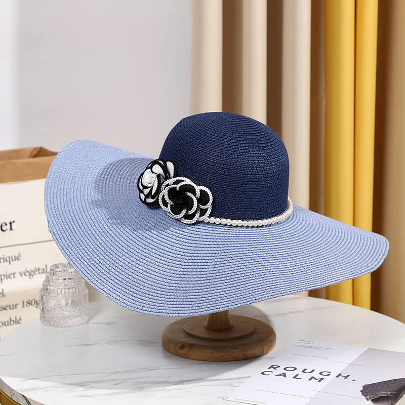 Two Tones Wide Brim Summer Hat – Hat Floppy Wide recenzja i cena