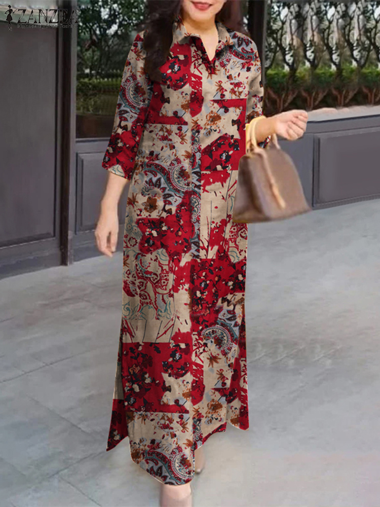 ZANZEA Women Auutmn Dresses Vi – Romper Floral Print recenzja i cena