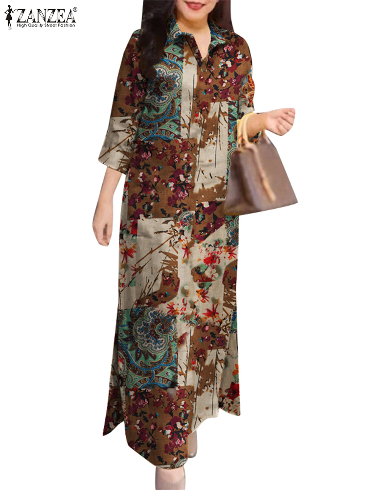 ZANZEA Women Auutmn Dresses Vi – Romper Floral Print recenzja i cena
