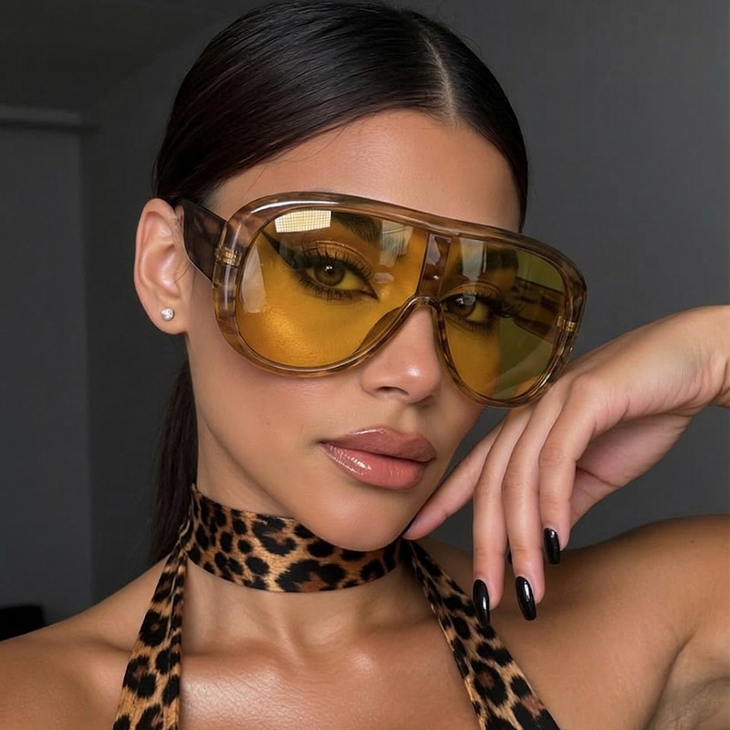 Oversized One Piece Large Fram – Sunglasses Cat Eye recenzja i cena