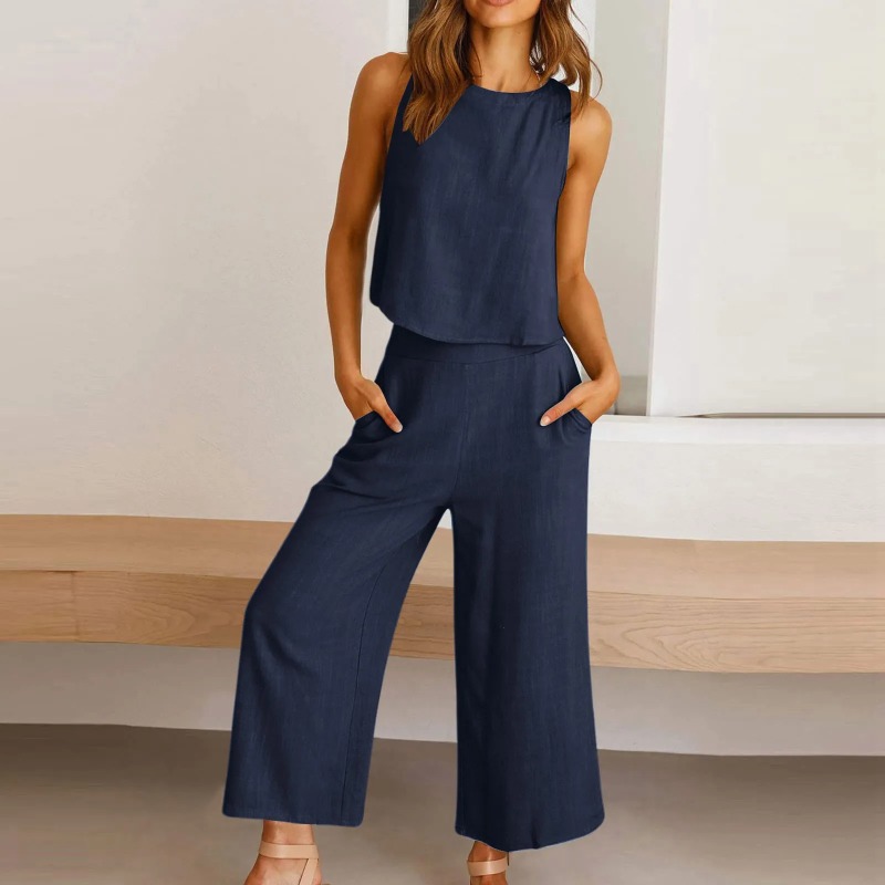 2025 New Summer Tops Cotton Li – Linen Pant Wide recenzja i cena