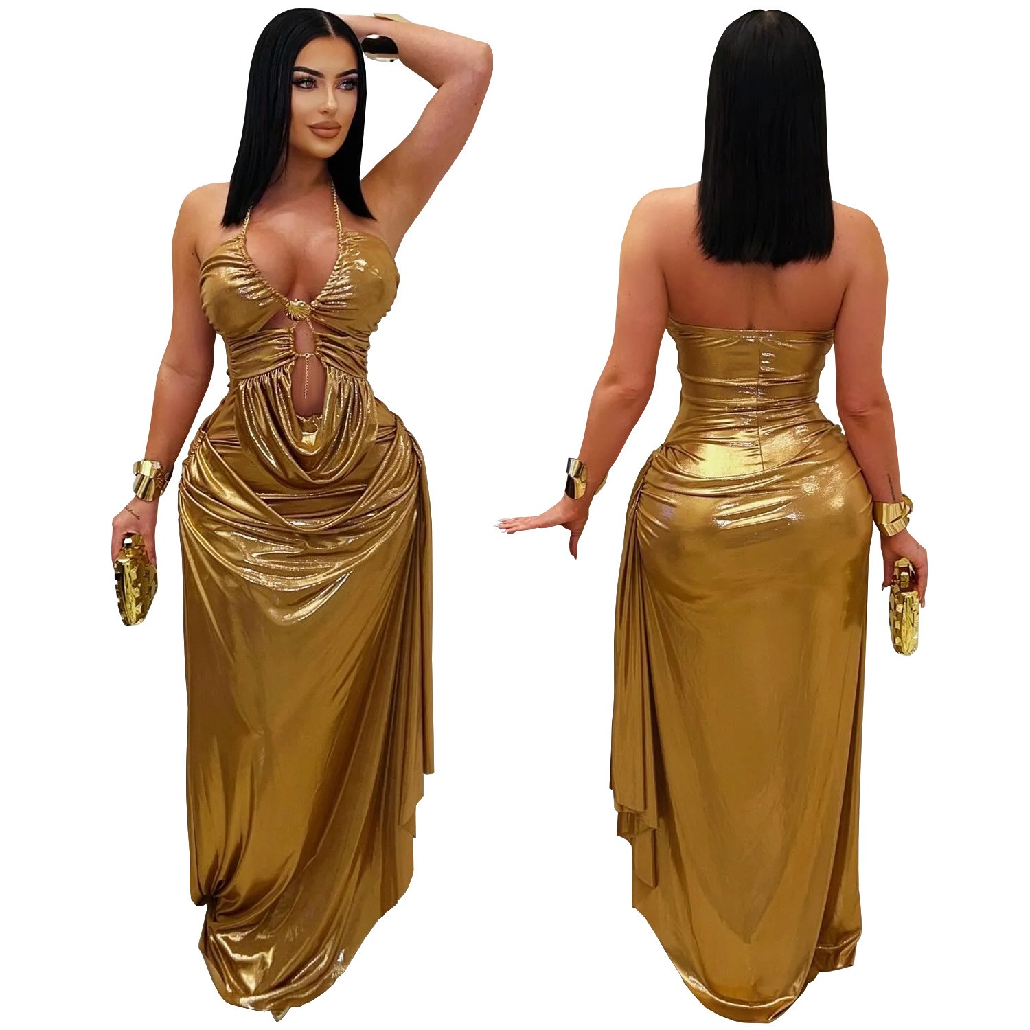 Prom Dress Evening Wedding Gue – Maxi Dress Halter recenzja i cena