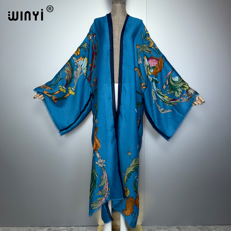 WINYI Africa boho kimono maxi  – Cover Up Kaftan recenzja i cena