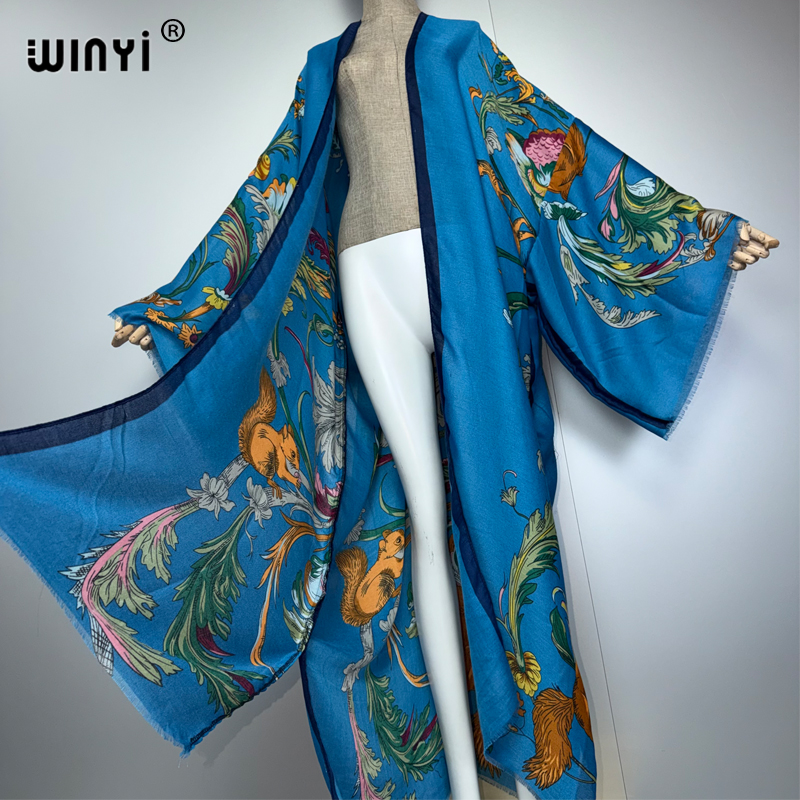 WINYI Africa boho kimono maxi  – Cover Up Kaftan recenzja i cena