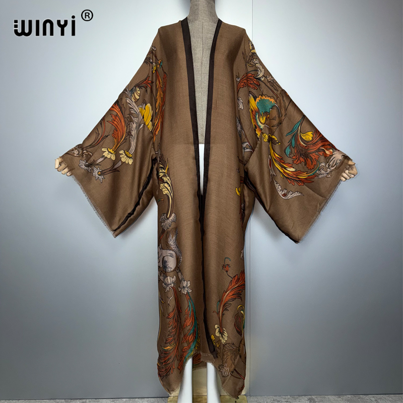 WINYI Africa boho kimono maxi  – Cover Up Kaftan recenzja i cena