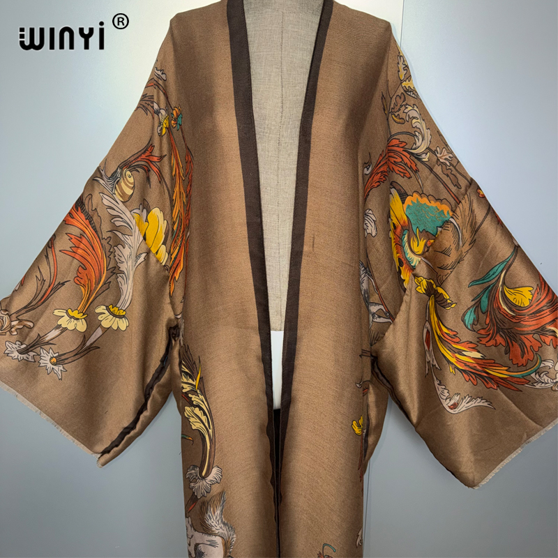 WINYI Africa boho kimono maxi  – Cover Up Kaftan recenzja i cena