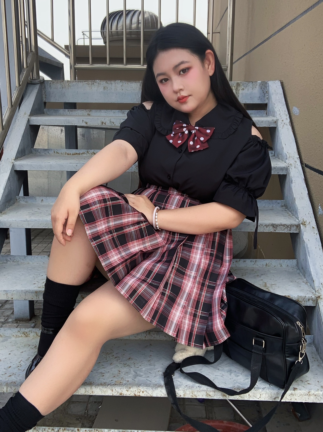 Large Size Jk Uniform Off-the- – Blouse Off Shoulder recenzja i cena