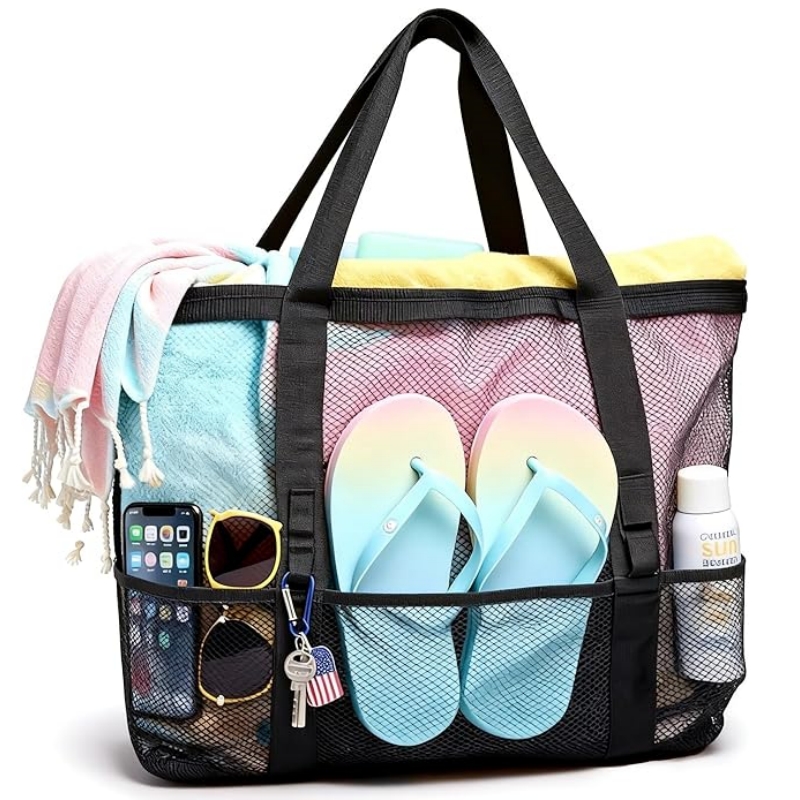 Travel Mesh Beach Bag for Wome – Tote Bag Beach recenzja i cena