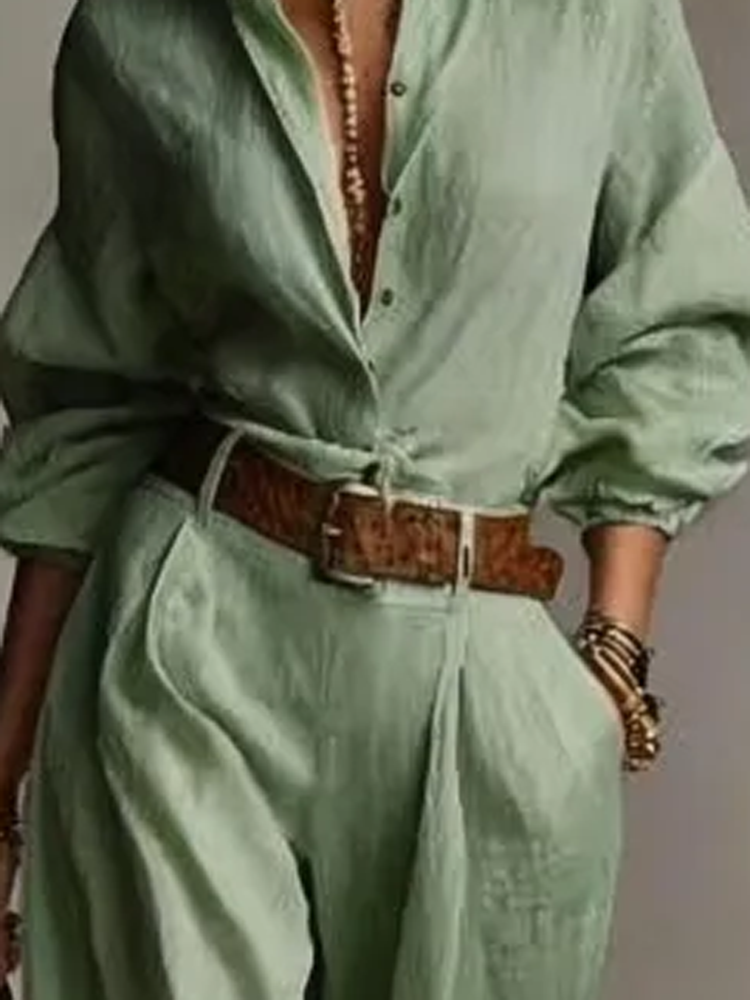 Spring Summer Temperament Soli – Linen Pant Wide recenzja i cena