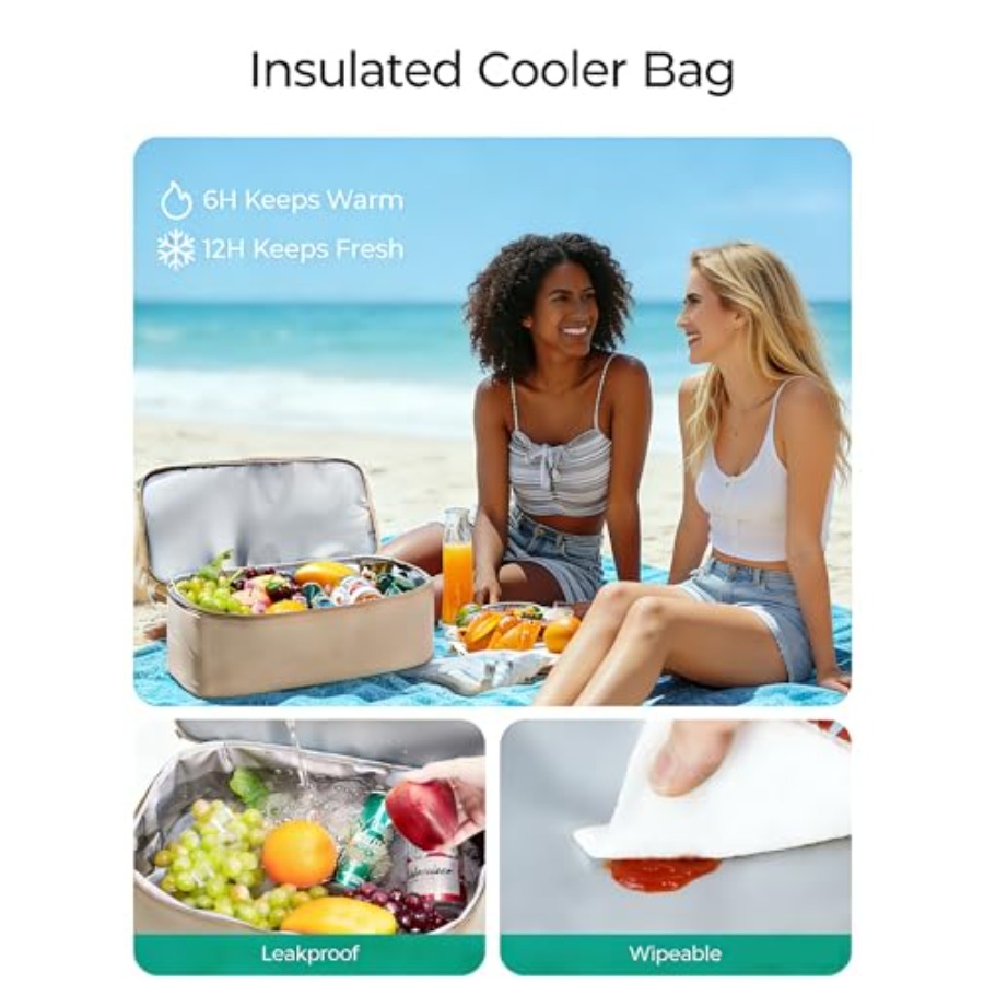 BAGSMART Beach Bag for Women M – Tote Bag Beach recenzja i cena