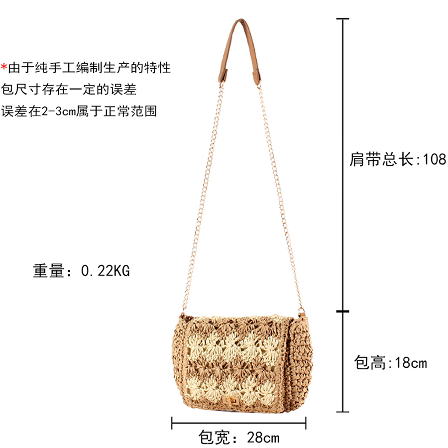 Straw Crossbody Bags for Women – Crochet Bag Raffia recenzja i cena