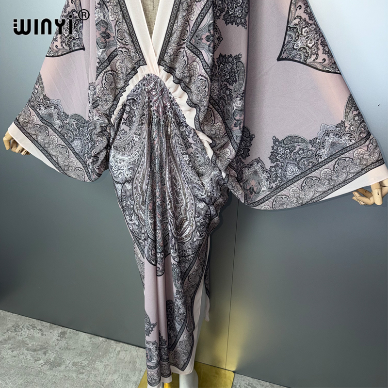 WINYI V-neck Sexy Dress Arabic – Cover Up Kaftan recenzja i cena
