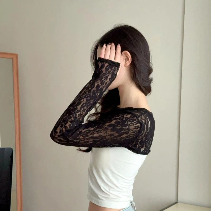 Sexy Hollow Out See Through La – Crop Top Crochet recenzja i cena