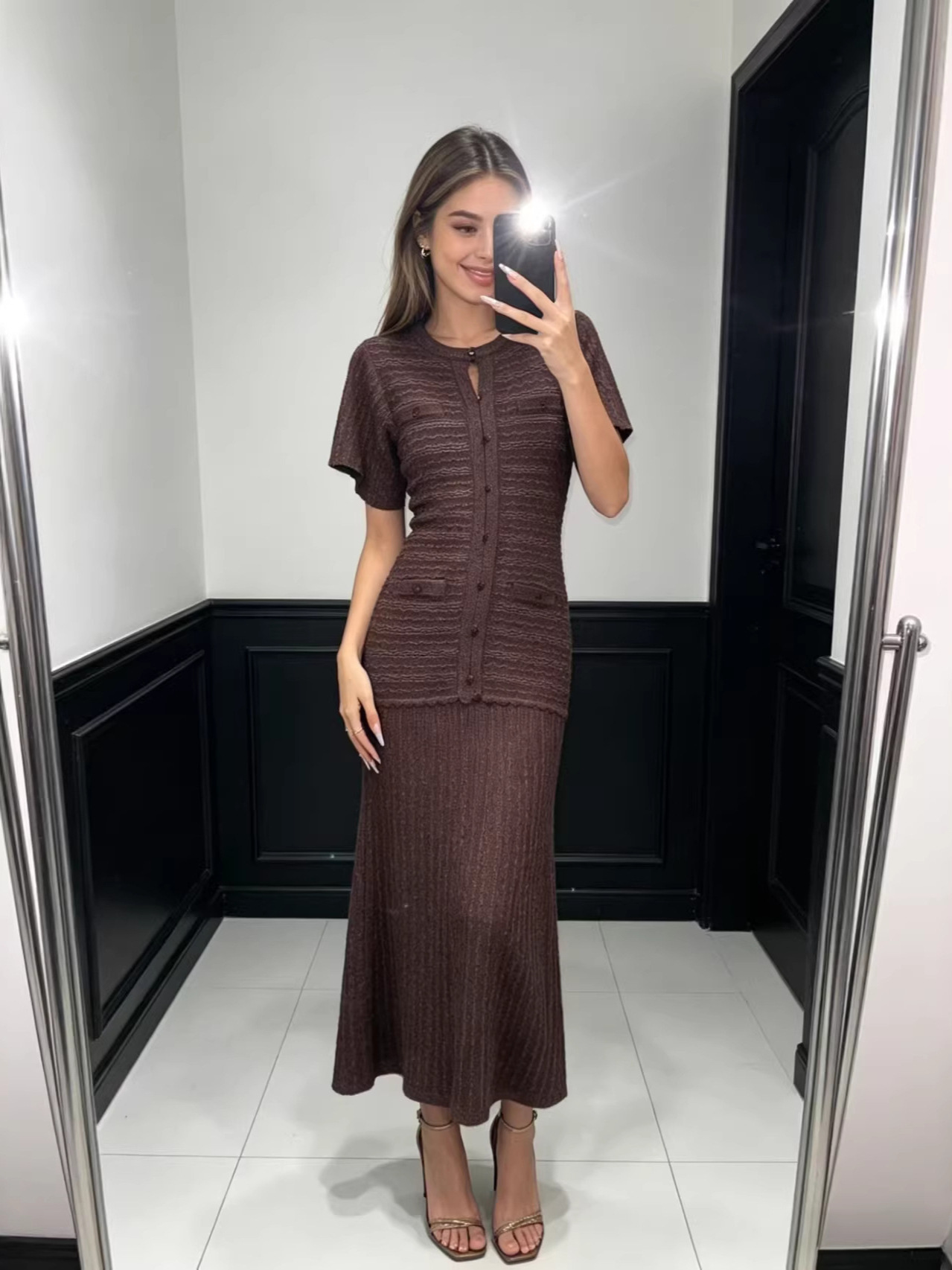 Knitted Slim Maxi Dress Women  – Linen Dress Wrap recenzja i cena