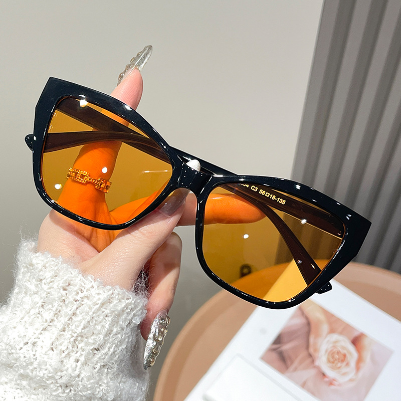 Women Color Block Cat Eye Eyeg – Sunglasses Cat Eye recenzja i cena