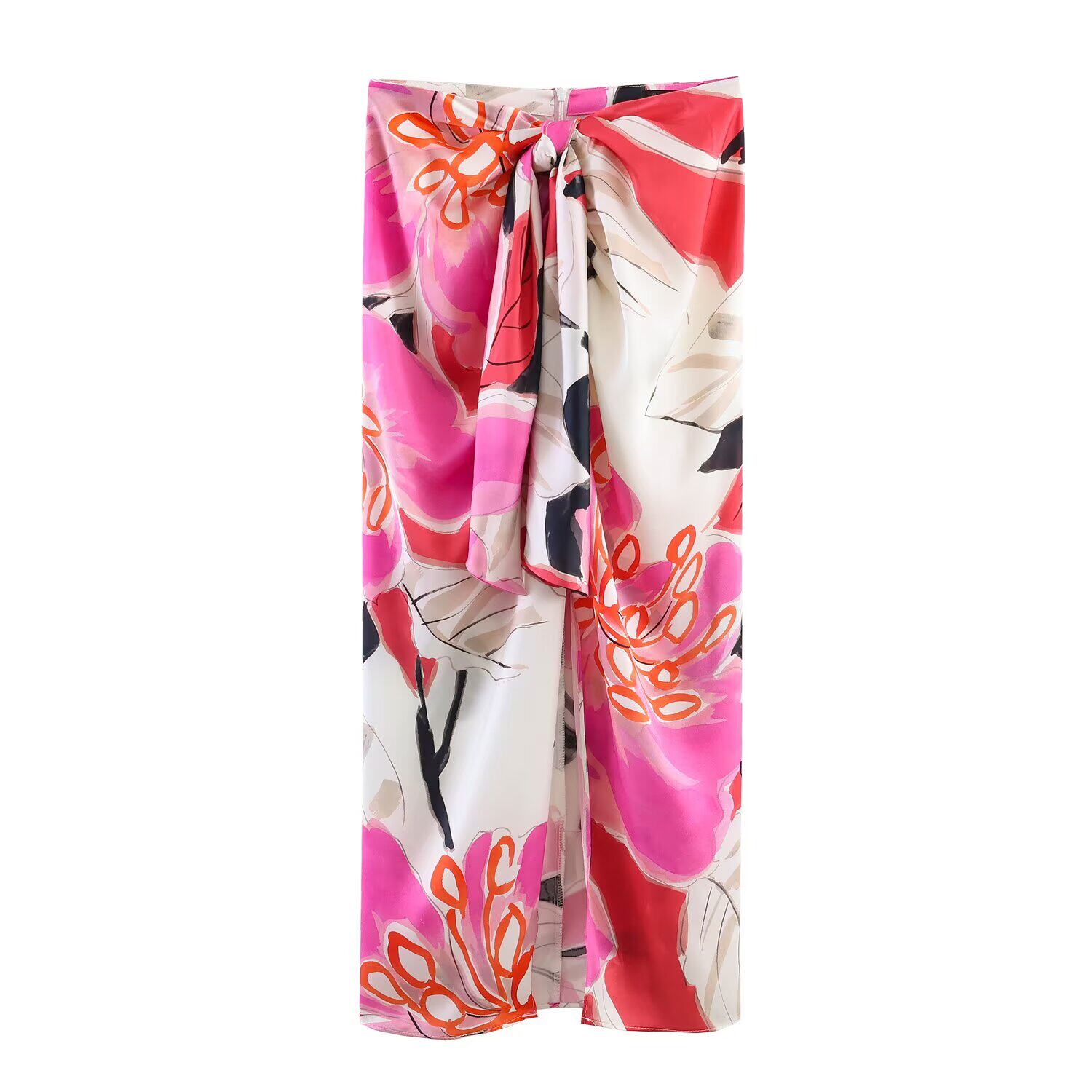 JNLEAOG Summer New Women's Sil – Midi Skirt Floral recenzja i cena
