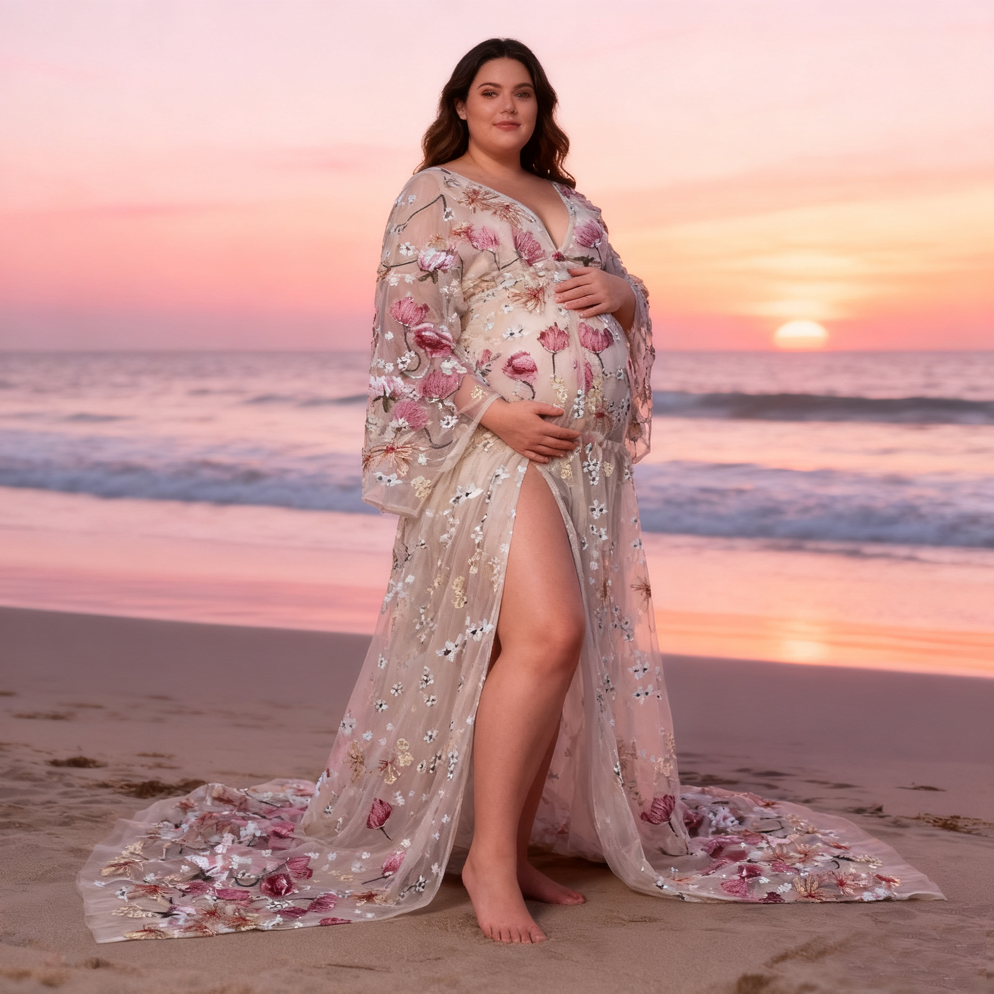 Don&Judy Butterfly Appliqués a – Kimono Sheer Floral recenzja i cena