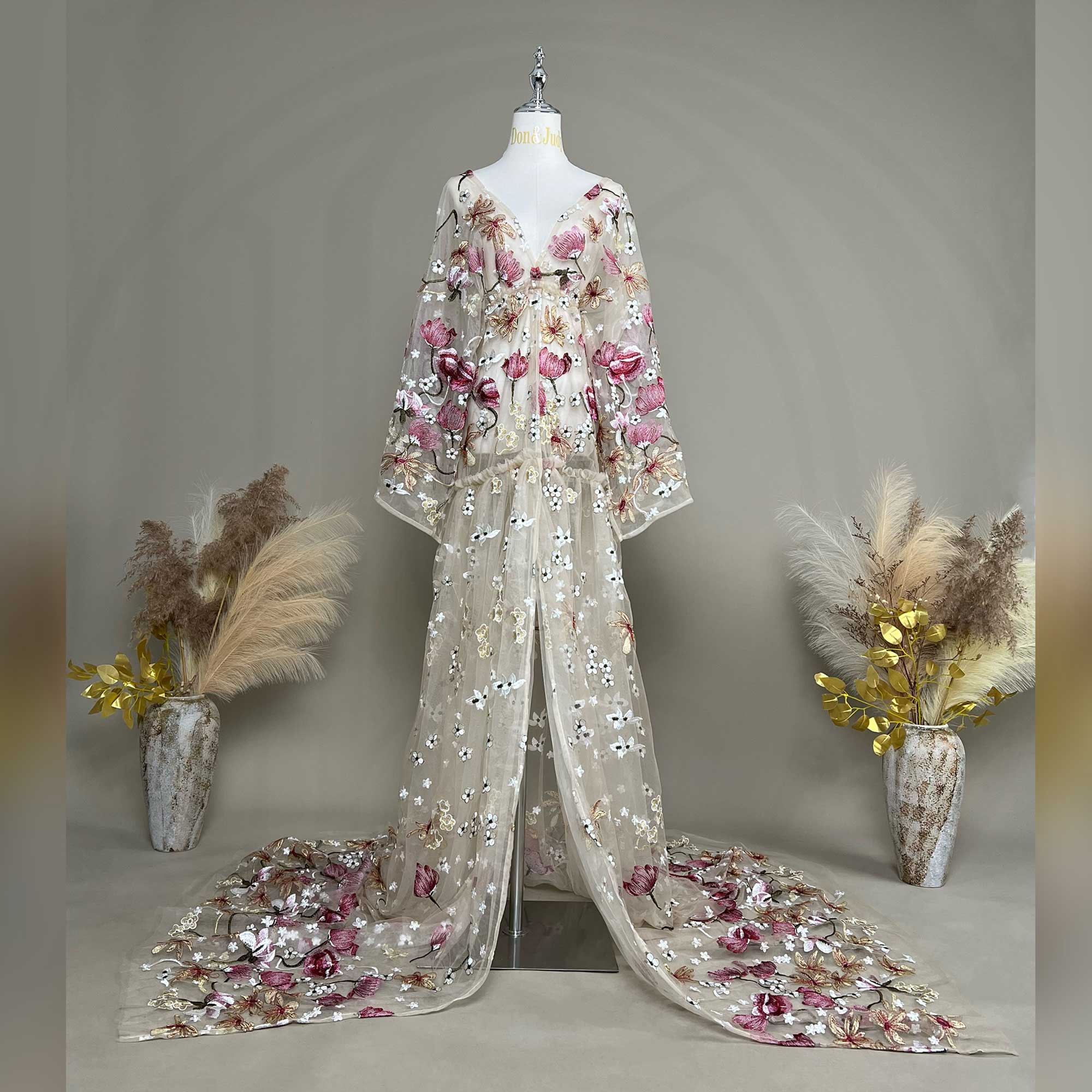 Don&Judy Butterfly Appliqués a – Kimono Sheer Floral recenzja i cena
