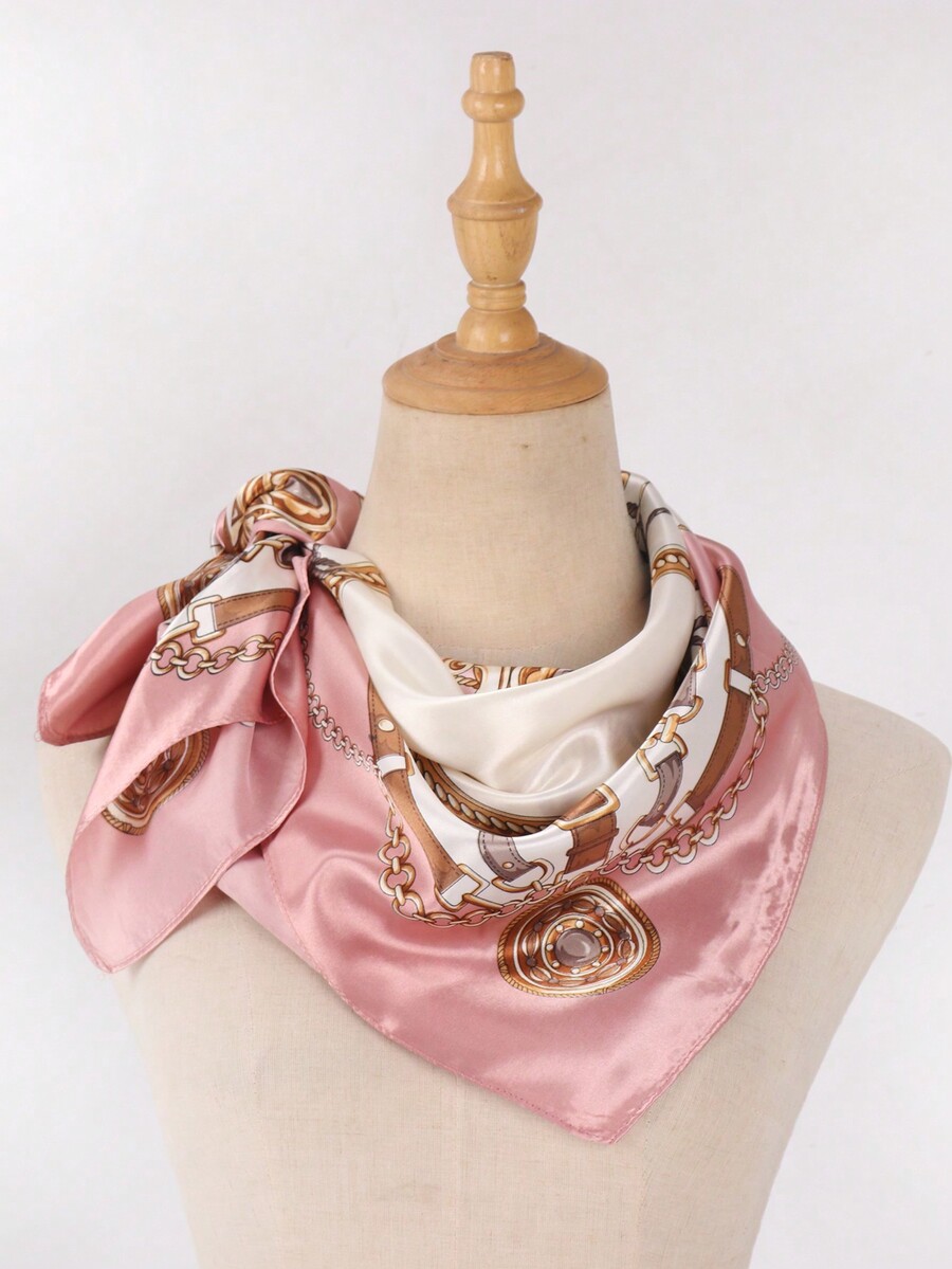 1pc Women's Light Pink Printed – Headband Summer Knit recenzja i cena