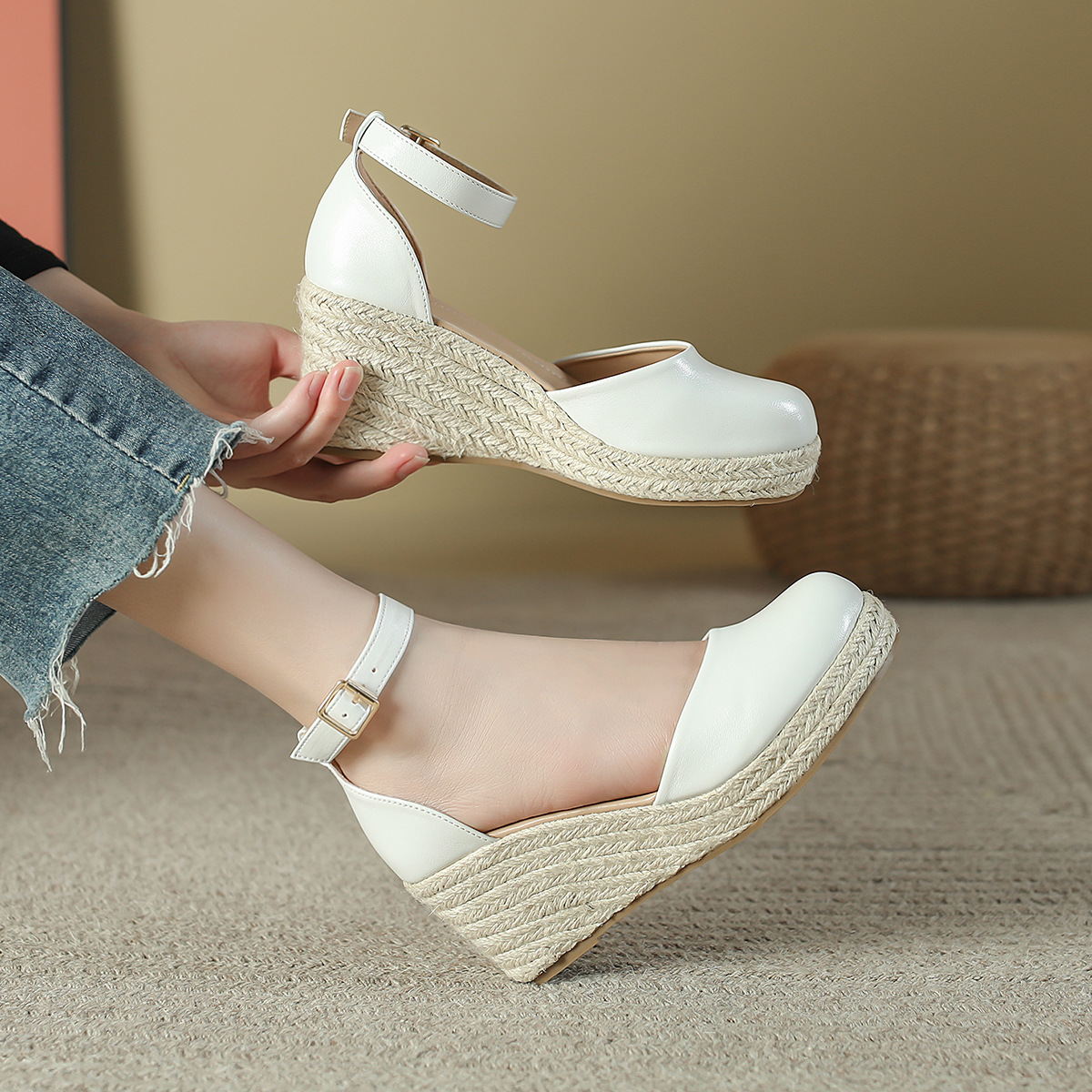 Women's Espadrille Wedge Sanda – Wedge Espadrille Women recenzja i cena