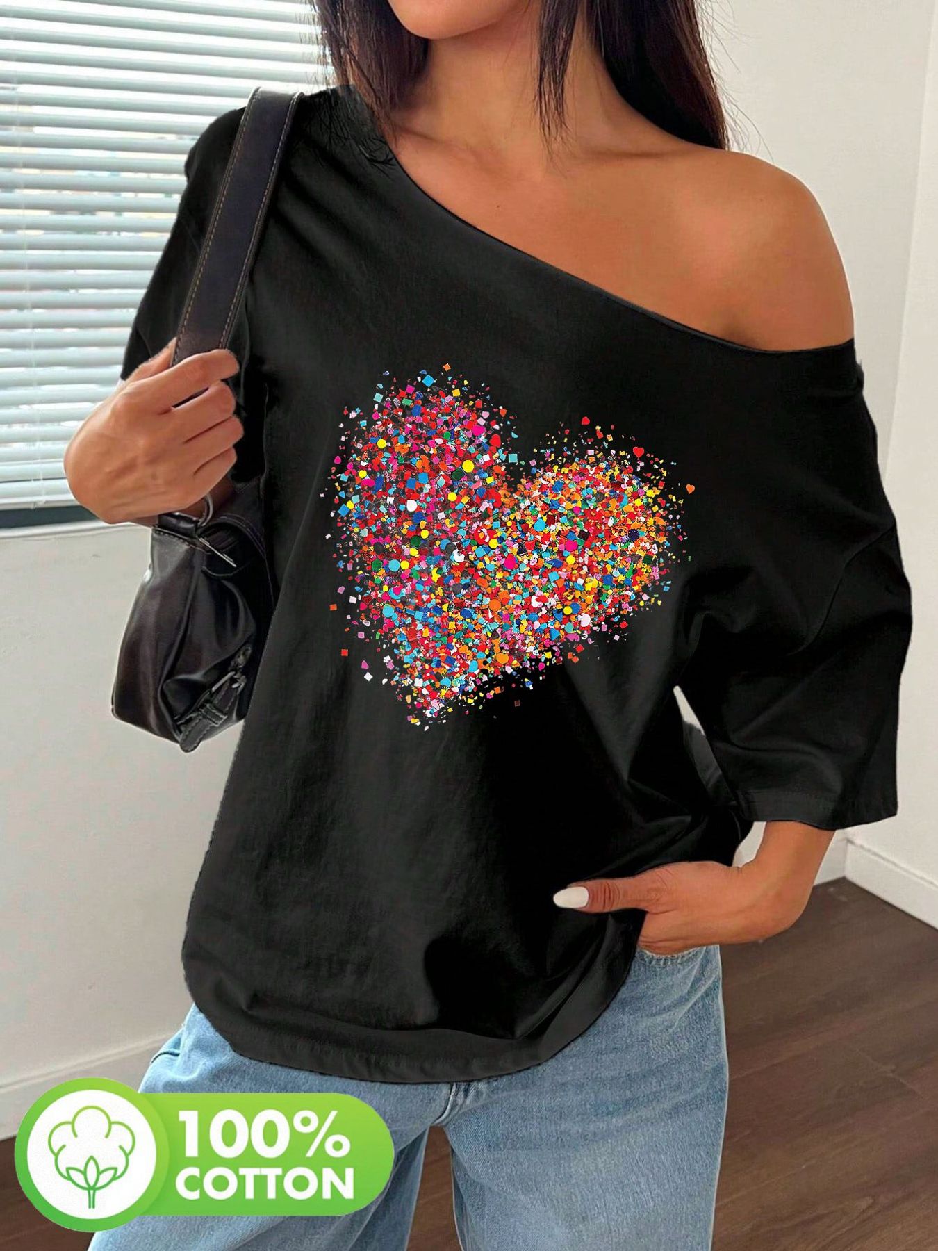 Plus Size 100% Cotton Shoulder – Blouse Off Shoulder recenzja i cena
